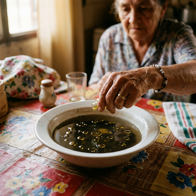 Gotas de aceite y bostezos: Cuando nos curaban el ojeo