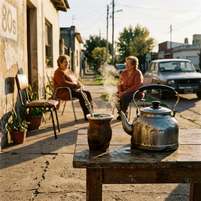 El rito del mate: Yuyitos y secretos de vereda