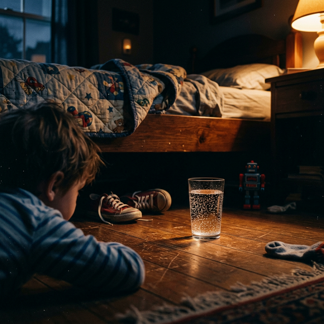 El guardián de la noche: El secreto del vaso de agua
